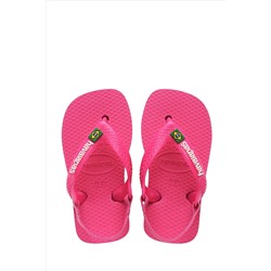 Havaianas Baby Pink Brasil Logo II Sandals