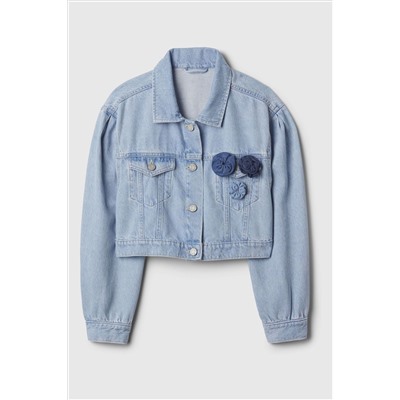 Gap Cropped Icon Denim Jacket (4-12yrs)