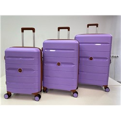 Набор из 3-х чемоданов с расширением 23102 Фиолетовый