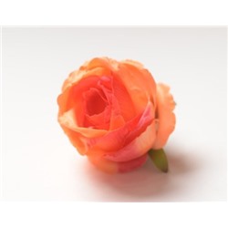 Искусственные цветы, Голова бутона розы атласная для ветки, венка (d-80mm)