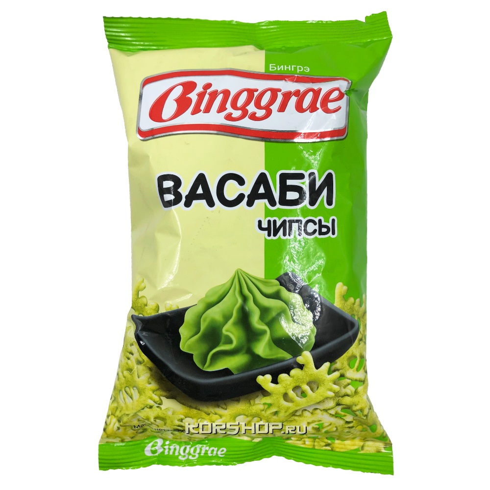 Чипсы со вкусом васаби Binggrae (Бингрэ), 40 г купить, отзывы, фото,  доставка - СПКубани | Совместные покупки Краснодар, Анапа, Новороссийск,  Сочи, Кр