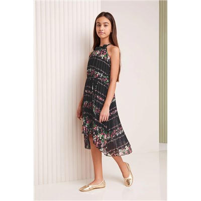 Lipsy Pleated Chiffon Occasion Dress