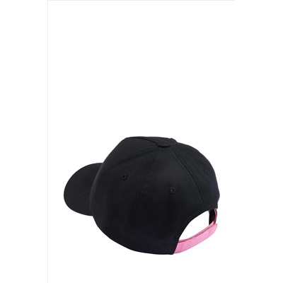 Elle Junior Girls Canvas Black Cap