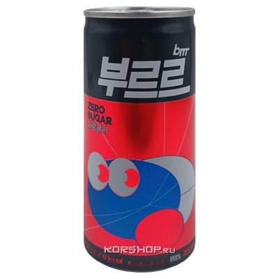 Газированный б/а напиток Кола Brrr Zero Cola Ilhwa, Корея, 250 мл