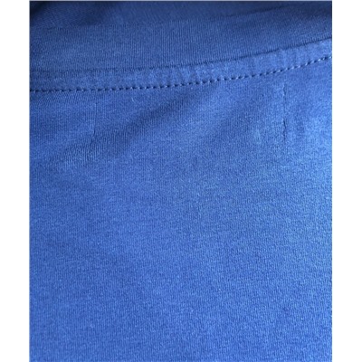 Дисконт футболка #156 оверсайз (синий) плотность 210г.