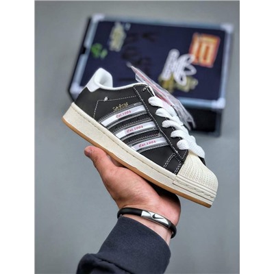 Удобные и универсальные нескользящие износостойкие кроссовки Korn x adida*s originals SUPERSTAR с низким берцем для мужчин и женщин