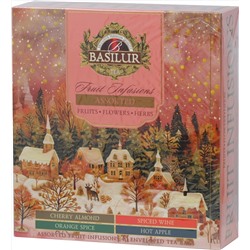 BASILUR. Новый год. Chistmas Collection. Фруктовое вдохновение карт.упаковка, 40 пак.