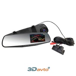 Зеркало видеорегистратор SHO-ME FHD 600 (1920х1080 при 30к/с // 4,3" // 170°)