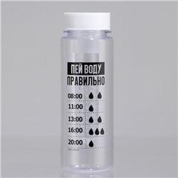 Бутылка для воды «Пей воду правильно», 500 мл
