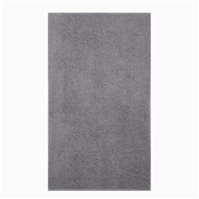 Полотенце махровое Экономь и Я 50х90 см, цвет серый, 100% хлопок, 350 гр/м2