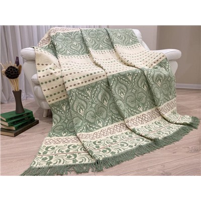 Плед cotton Rajtex 200*220 Оливка 10882a