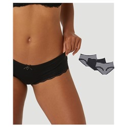 Pantys mit Spitzendetails 3er-Pack, Janina