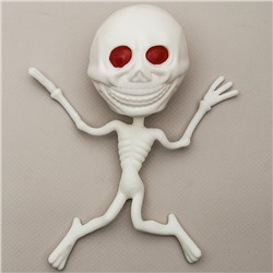 Игрушка мялка Сквиш Скелет белый   /  Артикул: 31162