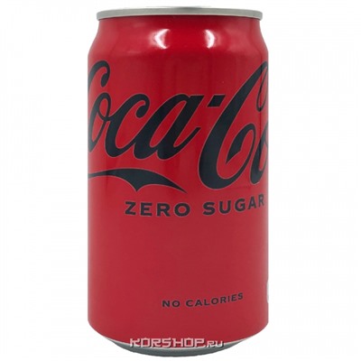 Газированный напиток Кока Кола Зеро Coca-Cola Zero , Япония, 350 мл. Акция