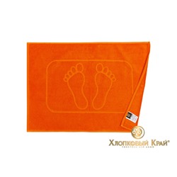 полотенце-коврик для ног 50х70 см оранж