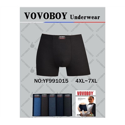 Мужские трусы Vovoboy YF991015 боксеры хлопок 4XL-7XL