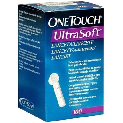 Ланцеты One Touch Ultra Soft 100