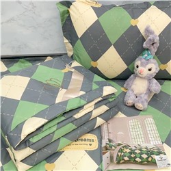 Полутороспальный комплект постельного белья с готовым одеялом 13081-07
