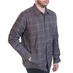 Теплая мужская рубашка Mantaray – уютный хлопок, крупная клетка, карманы на груди и по бокам