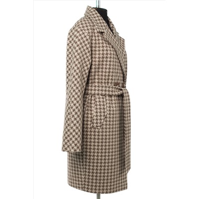 01-11054 Пальто женское демисезонное (пояс)