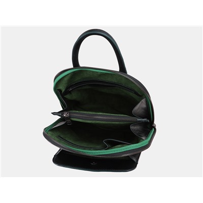 Изумрудный кожаный рюкзак из натуральной кожи «R0023 Emerald»