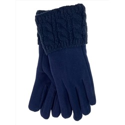 Утепленные женские перчатки, цвет синий