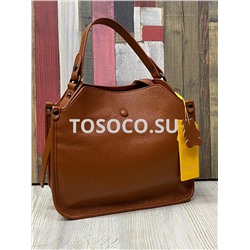 661-2 brown сумка  Wifeore натуральная кожа 26х26х12