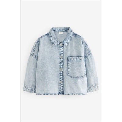 Boxy Denim Shacket (3-16yrs)