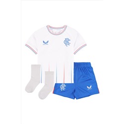 Fanatics Glasgow Rangers Away Baby White Kit 2023-24