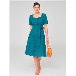 Платье PRIZ 241013-4928 глубокий сине - зелёный