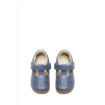 Clarks Denim Roamer Ears Toddler Shoes