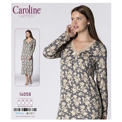 Caroline 14058 ночная рубашка XL, 2XL, 3XL, 4XL