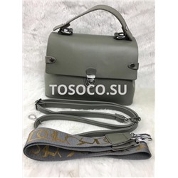 X6015 gray сумка DOLLY экокожа 17х25х9,5