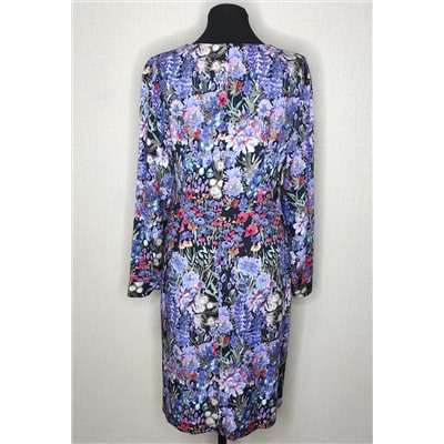 Платье Bazalini 4722 фиолетовый цветы
