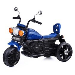 Мотоцикл "Спайк" 6V7 двухприводный (синий)