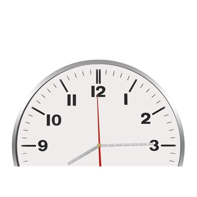 Часы настенные Centek СТ-7100 <White> (белый + хром) 30 см диам., круг, ПЛАВНЫЙ ХОД,кварц. механизм