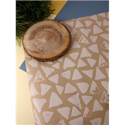 Упаковочная бумага «Triangle», yellow (50*70 см)