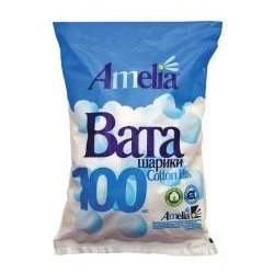 Шарики АМЕЛИЯ ватные нестер 70г №100