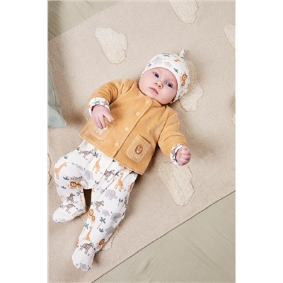 JoJo Maman Bébé 2-Piece Safari Sleepsuit & Jacket Set