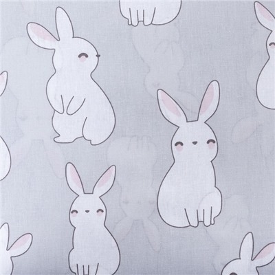 Постельное белье Этель 1,5 сп Cute rabbit 143х215 см, 150х214 см, 50х70 см -1 шт