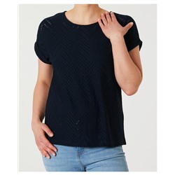 T-Shirt Lochmuster Janina, Stretchanteil