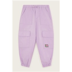 Monsoon Purple Cargo Parachute Trousers