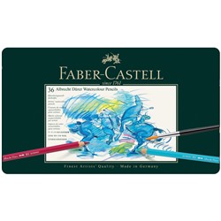 Карандаши акварельные художественные Faber-Castell "Albrecht Dürer", 36цв., метал. коробка