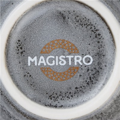 Чашка фарфоровая Magistro Urban, 200 мл, цвет серый