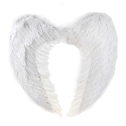 Крылья ангела, на резинке, цвет белый