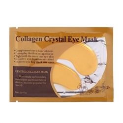 Гидрогелевые  патчи для глаз с коллагеном CRYSTAL COLLAGEN EYE MASK (2 ШТ.)