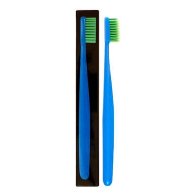 Oh,lollyday X Dentique Toothbrush Blue Зубная щетка синяя 1шт