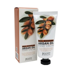 JIGOTT Real Moisture Argan Oil Hand Cream Увлажняющий крем для рук с аргановым маслом 100мл