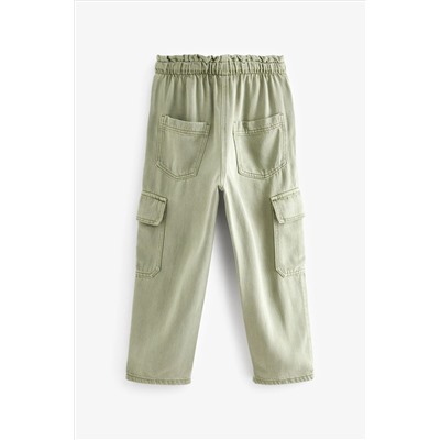 Tencel Cargo Pocket Trousers (3-16yrs)