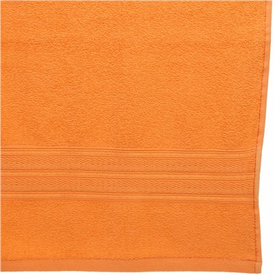 Полотенце махровое 70*120см "Comfort" цвет оранжевый 03010 плотность 300гр/м2